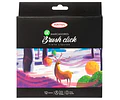 MARCADORES BRUSH CLICK 12 COLORES