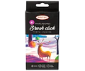 MARCADORES BRUSH CLICK 6 COLORES
