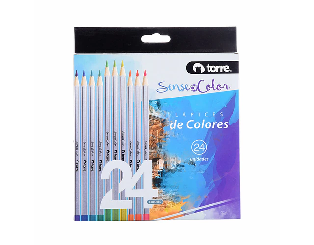 SET LAPICES 24 COLORES SENSE OF COLOR