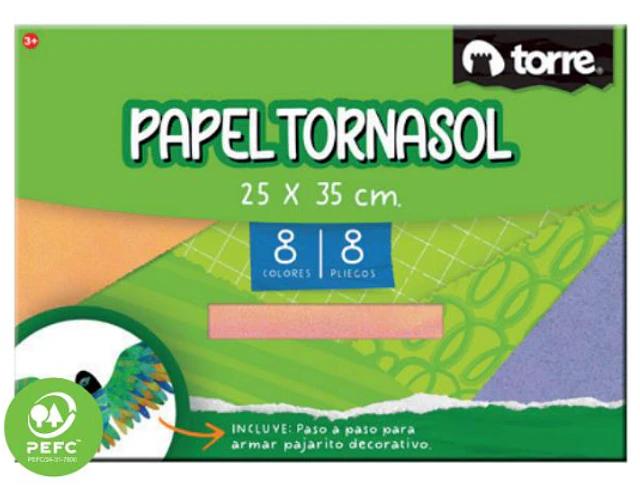 CARPETA ESCOLAR PAPEL TORNASOL - TORRE