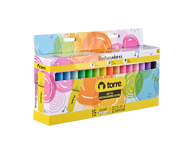 SET DESTACADORES 15 UNIDADES