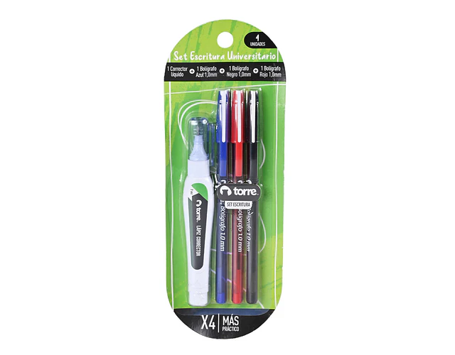 BLISTER SET ESCRITURA 