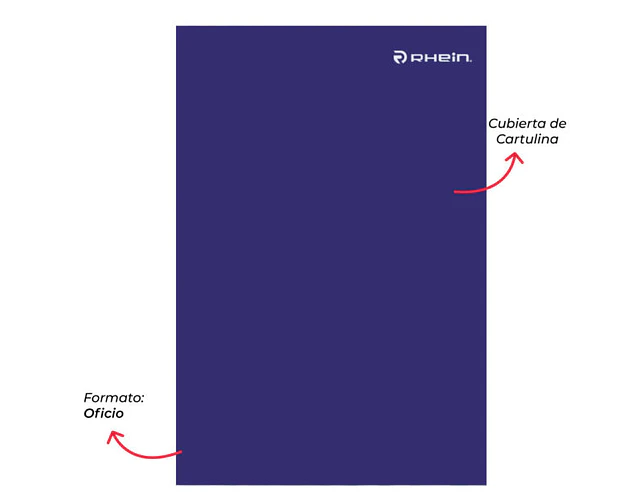 CARPETA CARTON CON GUSANO RHEIN - DIFERENTES COLORES