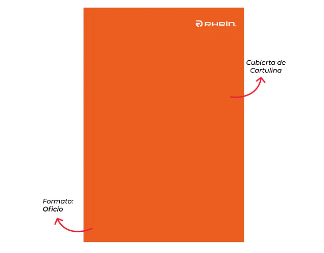 CARPETA CARTON CON GUSANO RHEIN - DIFERENTES COLORES