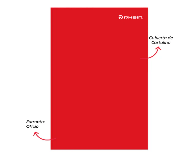 CARPETA CARTON CON GUSANO RHEIN - DIFERENTES COLORES