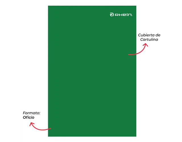 CARPETA CARTON CON GUSANO RHEIN - DIFERENTES COLORES