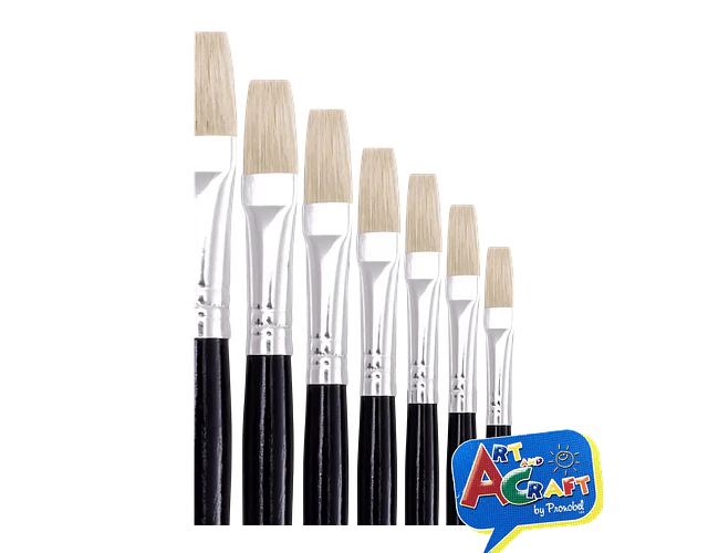 PINCEL ESPATULADO ART & CRAFT - DIFERENTES GROSORES