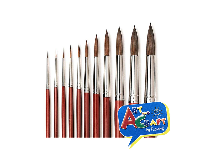 PINCEL PELO CAMELLO ART AND CRAFT - DIFERENTES GROSORES