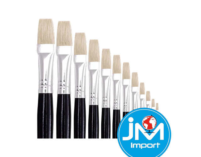 PINCEL SERIE 577 ESPATULADO JM IMPORT - DIFERENTES GROSORES