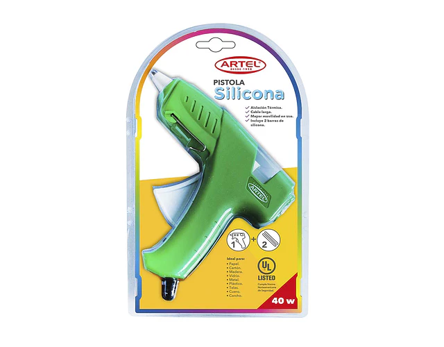 PISTOLA SILICONA GRANDE 40W.
