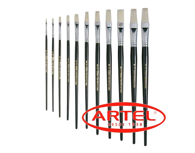 PINCEL CERDA PLANO SERIE 577 ARTEL - DIFERENTES GROSORES
