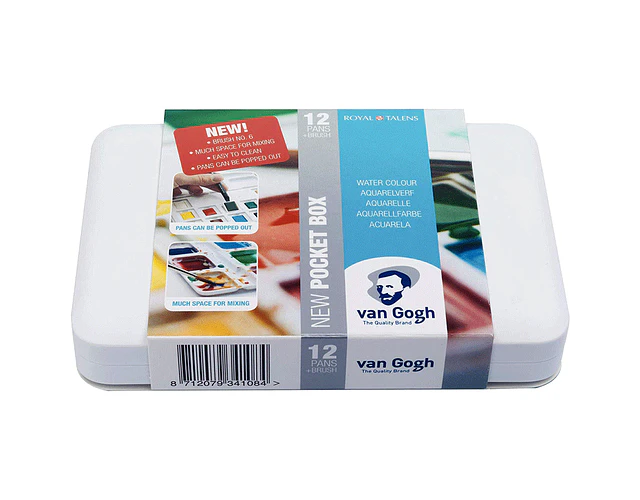 ACUARELA VAN GOGH 12 PASTILLAS