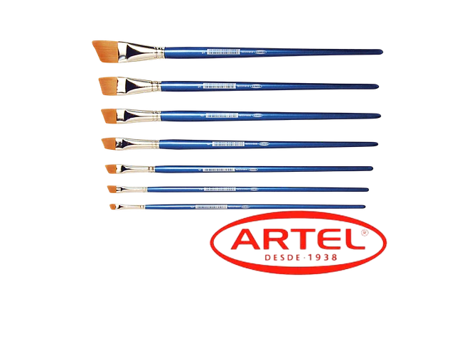 PINCEL SINTETICO BISELADO 108 ARTEL - DIFERENTES GROSORES