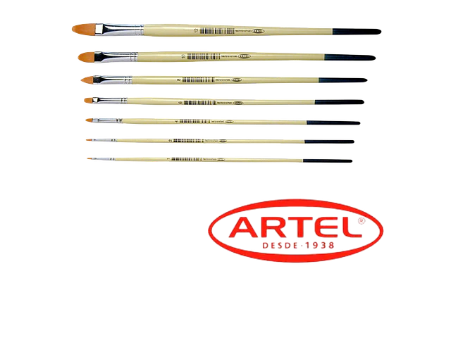 PINCEL SINTETICO ALMENDRADO SERIE 107 ARTEL - DIFERENTES GROSORES
