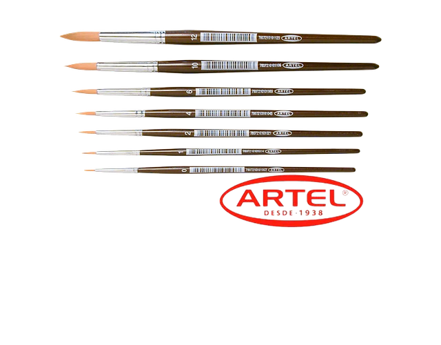 PINCEL SINTETICO REDONDO SERIE 101 ARTEL - DIFERENTRES GROSORES
