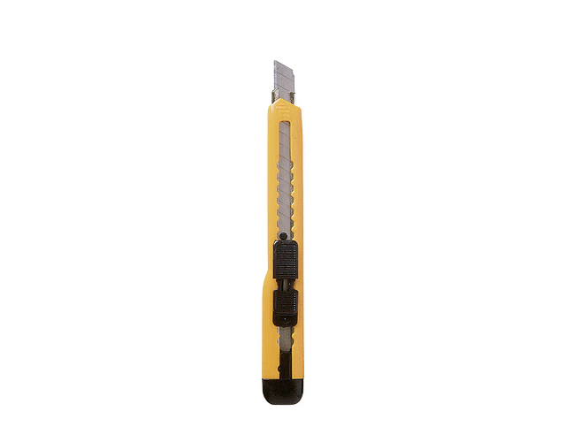 CUCHILLO CARTONERO CHICO C/RIEL METAL