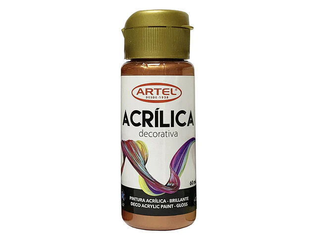 PINTURA ACRILICAS DECO.60ML.METAL- DIFERENTES COLORES