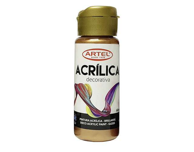 PINTURA ACRILICAS DECO.60ML.METAL- DIFERENTES COLORES
