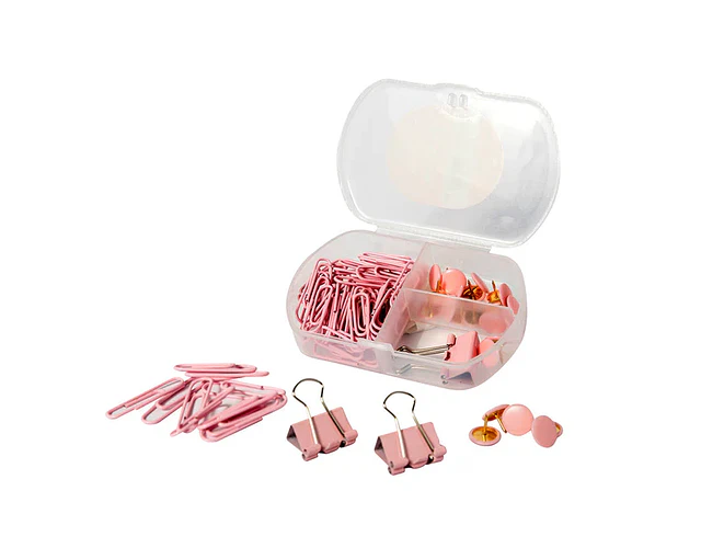 SET ACCESORIOS OFICINA PASTEL