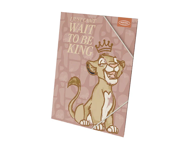 CARPETA PLASTICA C/ ELÁSTICO REY LEON
