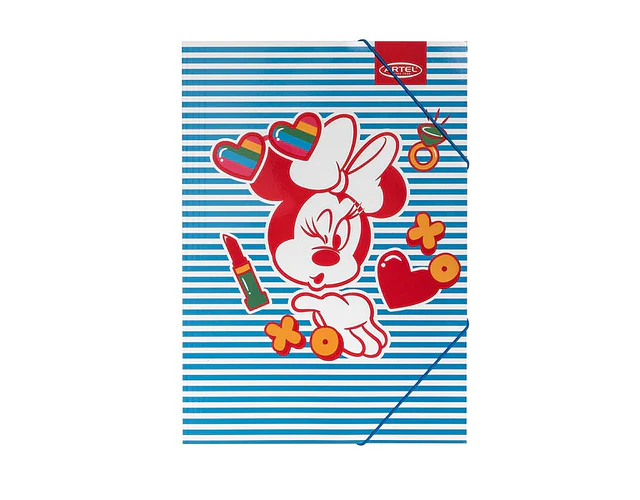 CARPETA CARTON C/ELÁSTICO MINNIE 