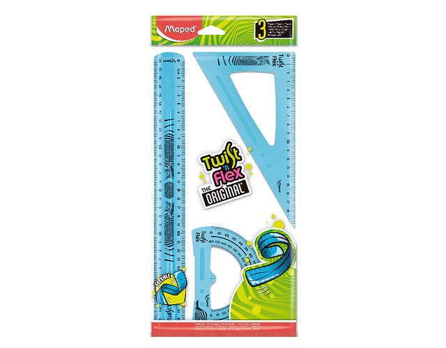 SET DE GEOMETRÍA FLEXIBLE 30CM