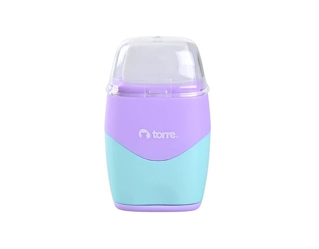 SACAPUNTAS DOBLE + GOM.BORRAR PASTEL TORRE