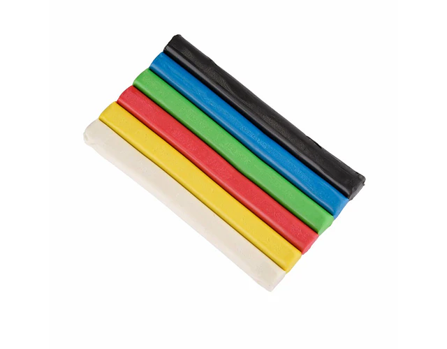 PLASTICINA 6 COLORES TORRE