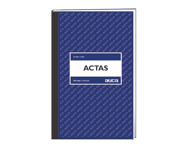LIBRO ACTAS CUADRICULADO 200 HJS
