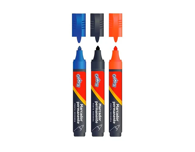 MARCADOR PERMANENTE- DIFERENTES COLORES