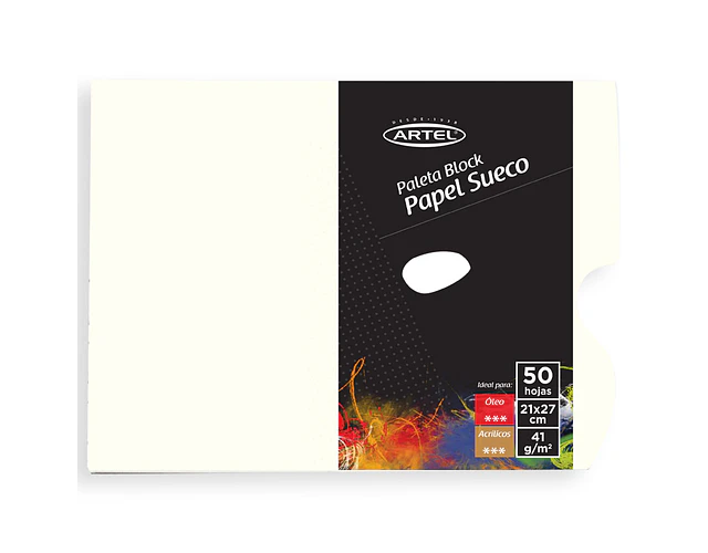BLOCK PALETA 41 GRS. 50HJS.21X27 CMS. PAPEL SUECO