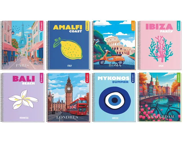 CUADERNO ESPECIAL CARTA 120 HOJAS TRAVEL