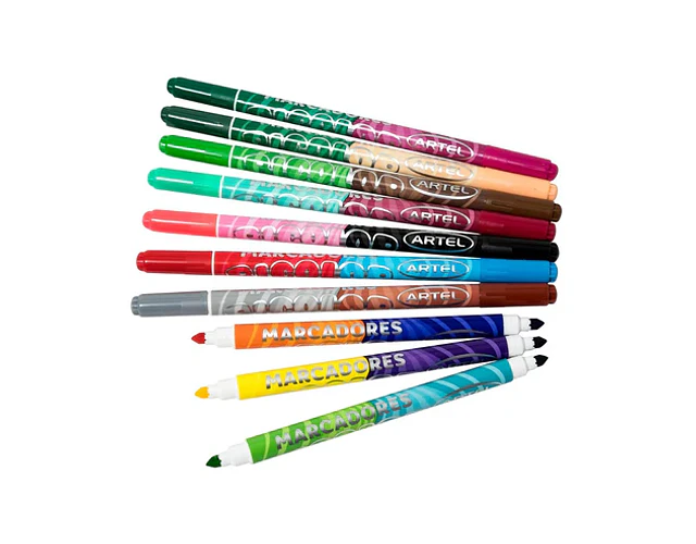 MARCADORES DOBLES 20 COLORES ARTEL