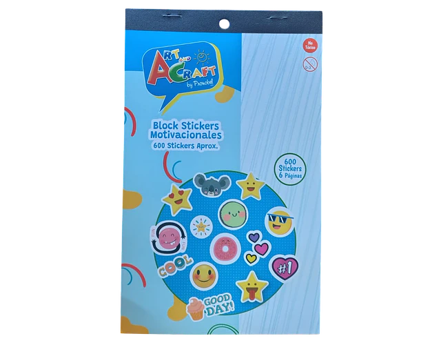 STICKER LIBRO 6 PÁGINAS MOTIVACIONALES