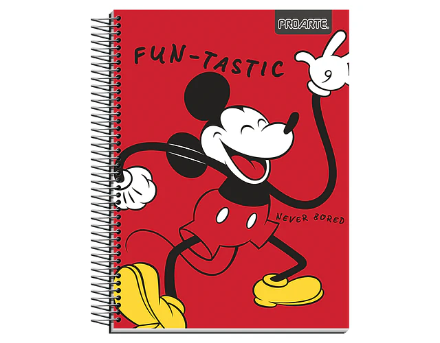 CUADERNO TOP 120 HOJAS 7MM MICKEY