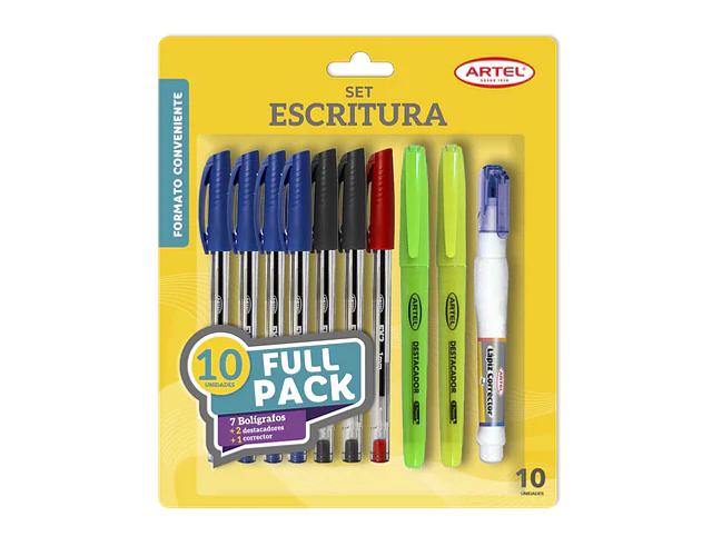 SET ESCRITURA 10 PIEZAS