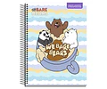 CUADERNO TOP 150HOJAS 7MM WE BARE BEARS