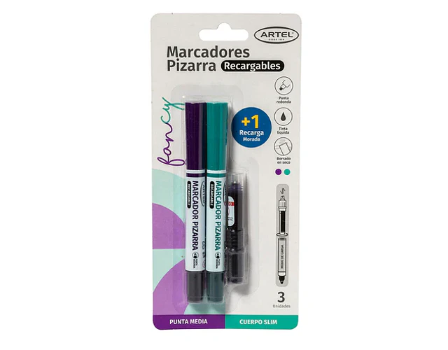 MARCADOR PIZARRA+ RECARGA 