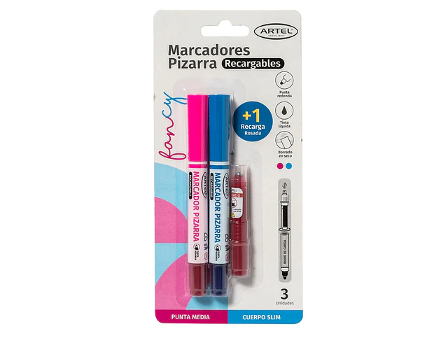 MARCADOR PIZARRA+ RECARGA 