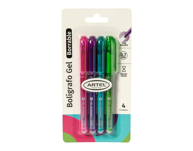 BLISTER BOLÍGRAFO GEL BORRABLE 