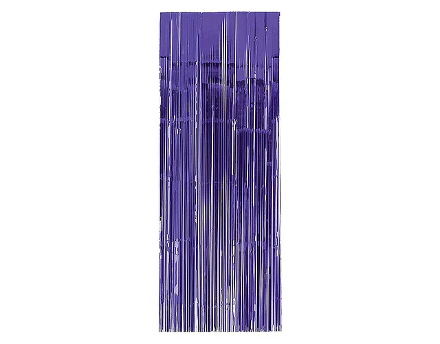 CORTINA METALIZADA 240X100CMS- DIFERENTES COLORES 