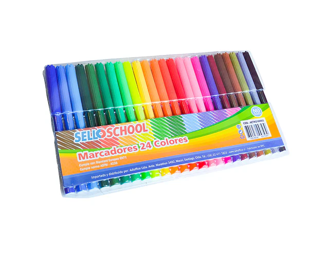 MARCADORES SCRIPTO 24 COLORES