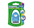 BL.SACAPUNTAS C/GOMA + CEPILLO