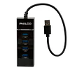 HUB USB 3.0 4 PUERTOS CON LUZ