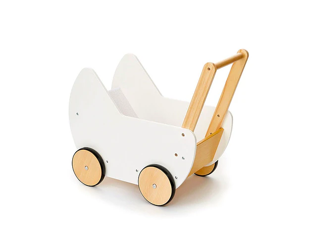 COCHE MUÑECA MADERA 