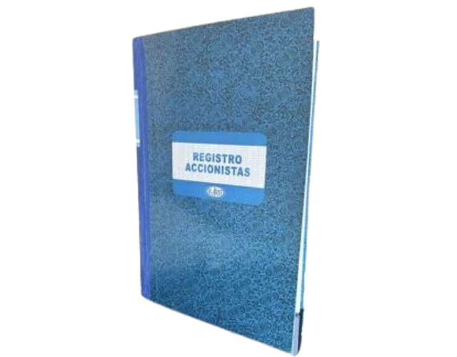 LIBRO REGISTRO ACCIONISTAS 50 HOJAS