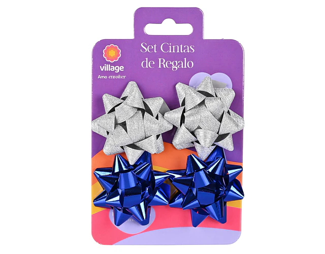 SET 4 CINTAS PEQUEÑAS NAVIDAD 