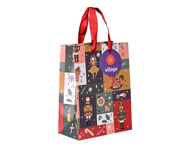 BOLSA DE REGALO NAVIDAD VILLAGE