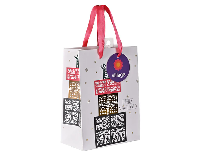BOLSA DE REGALO NAVIDAD VILLAGE