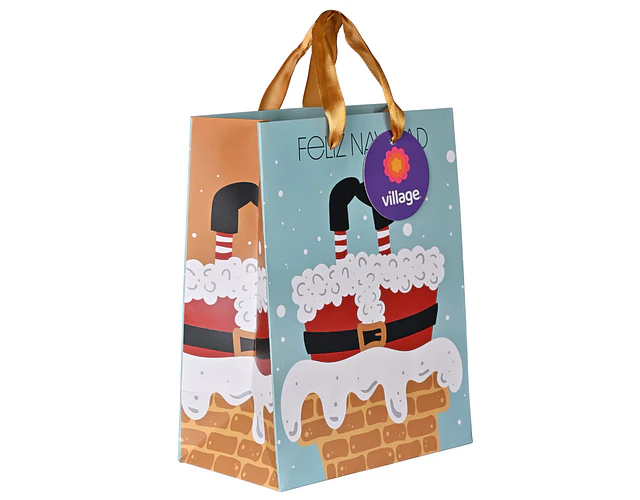BOLSA DE REGALO NAVIDAD VILLAGE